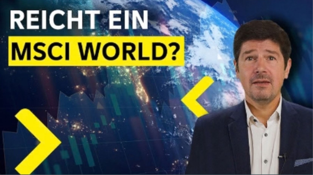 Sprecher Valentin Hofstätter im Casual Anzug dahinter ein Bild eines Teiles unseres Planeten Erde